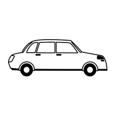 Obraz premium car sideview icon image