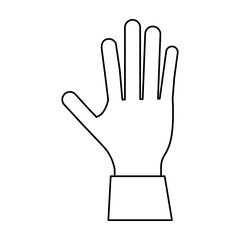 open hand icon image