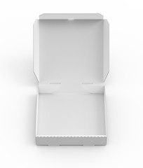 white pizza box