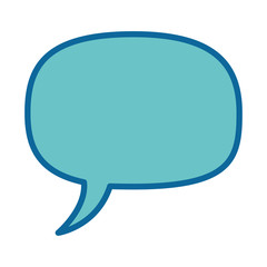 speech bubble icon over white background colorful design vector illustration