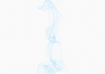 Turquoise smoke or fog isolated on white background