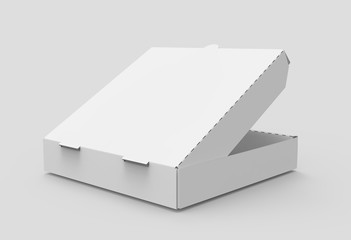 white pizza box