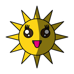 Sun funny cartoon