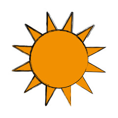 Sun isolated symbol