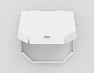 white pizza box