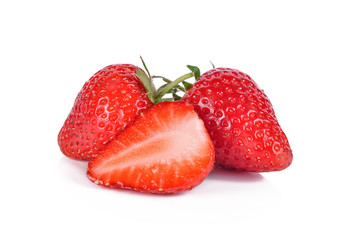 Strawberry on a white background