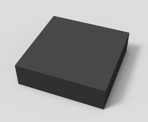 black blank box