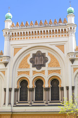 Fototapeta na wymiar Spanish Synagogue , moorish style, Prague, Czech Republic