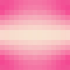 Fototapeta premium Vector gradient background in shades of pink made from monochrome squares of pixels