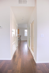 Empty Hallway in a Southern California home ready to be listed for real estate