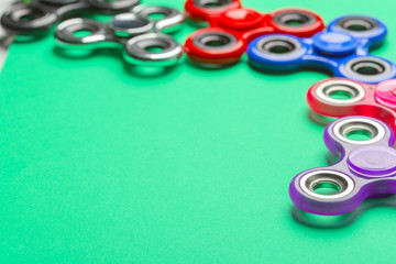 spinner stress relieving toy isolated