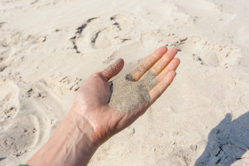 Sand in hand