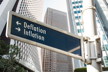 Fototapeta premium Schild 208 - Inflation
