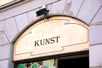 Fototapeta premium Schild 214 - Kunst