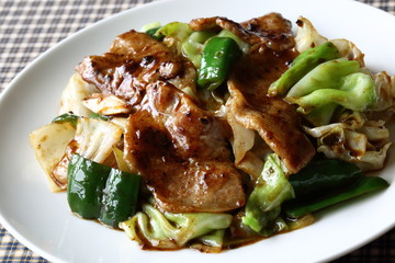 回鍋肉　Twice(double) cooked pork