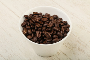 Roasted coffee beans