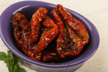 Dried tomato in olive oil