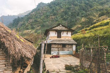 Fototapeta na wymiar Haus in Nepal