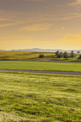 Pastures in Switzerland at sunrise © George
