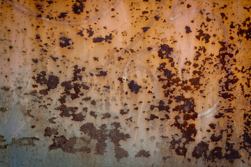 Rusty steel wall background