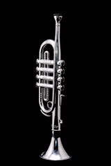 Silver Vintage Toy Trumpet © underworld