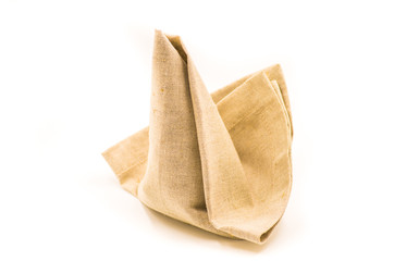 linen texture background in serving 