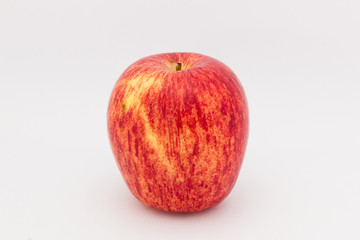 red apple, isolated on white background