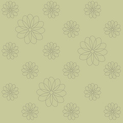 Floral repeatable background for wallpapers, banners and covers