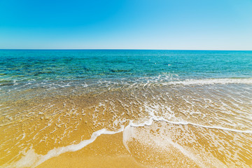 Clear water in Costa Rei