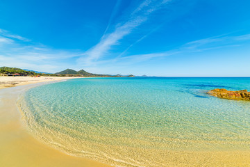 Obraz premium Colorful shore in Cala Sinzias