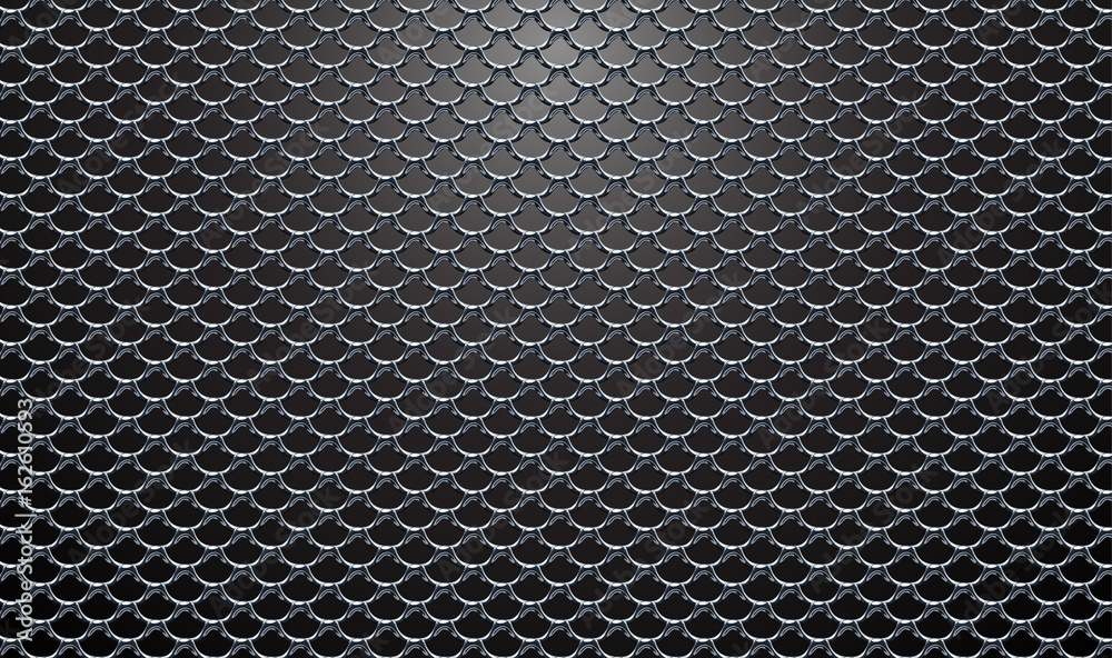 Wall mural steel mesh vector background