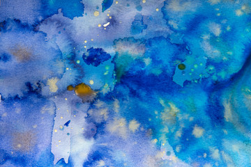 watercolors on a paper - aquarelle background