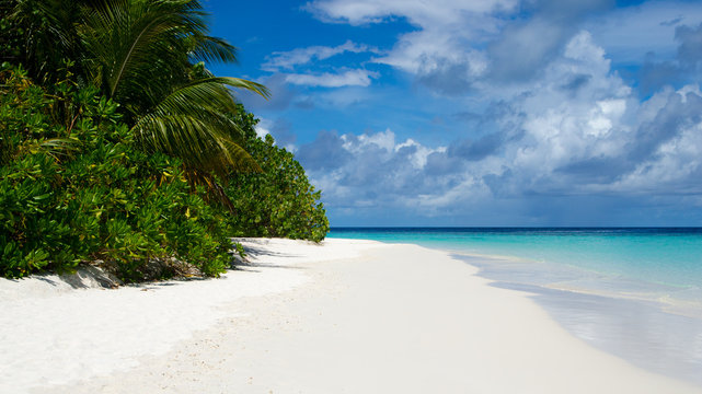 Tropical beach in Maldives