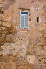 Fototapeta na wymiar Ruins of Katholiko monastery in Chania