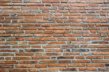 Brick wall background in vintage tone 