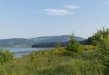 Beautiful Vlasina Lake (Serbia) in summer