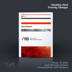 Business vector template, brochure design, abstract annual report, cover modern layout, flyer in A4