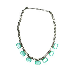 Necklace isolated.