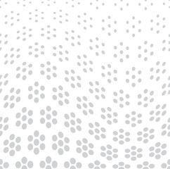geometric seamless floral halftone vector pattern