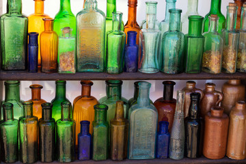Old small bottles