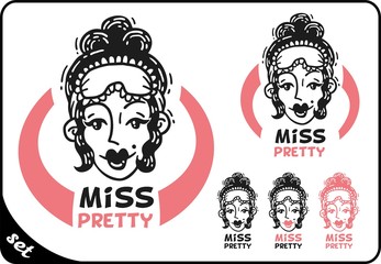 Miss Pretty Logo set