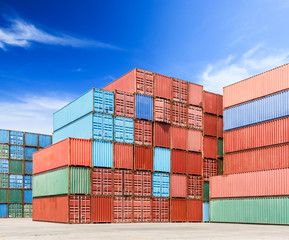 Industrial Container yard for Logistic Import Export business