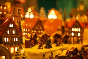 Fototapeta na wymiar ドイツのクリスマスマーケット風景 ニュルンベルク