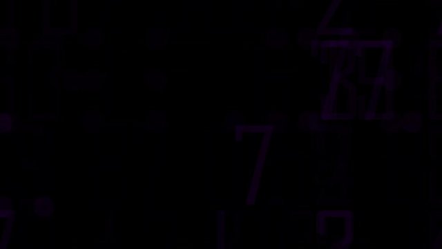 4k Golden business digital matrix light character background,cross rays lines number coding computing backdrop.