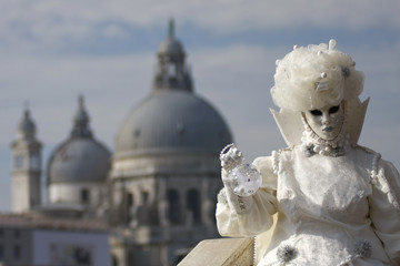 Schneefrau Karneval Venedig