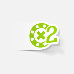 realistic design element: casino chips