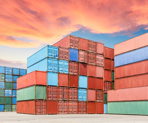 Industrial Container yard for Logistic Import Export business