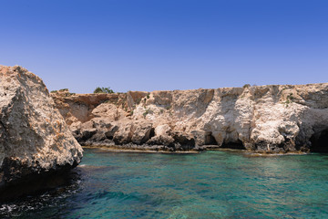 Fototapeta na wymiar Sea Caves, Cyprus