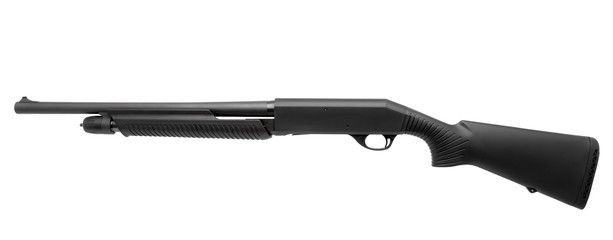 Shotgun isolated on white