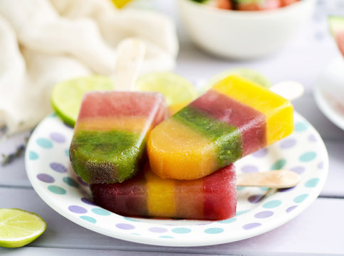 homemade natural ice pops